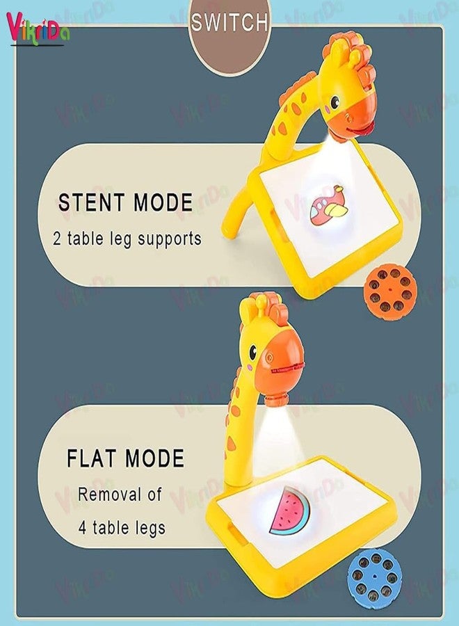 فيكريدا لوحة رسم بلاستيكية من فيكريدا للأطفال، جهاز عرض تعليمي مع موسيقى، جهاز عرض فني LED للأطفال - Image 5